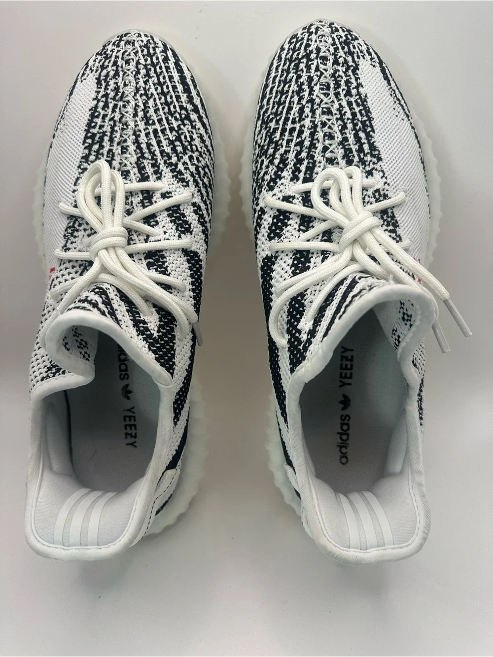 adidas Yeezy Boost 350 V2 White Black with Red Accent